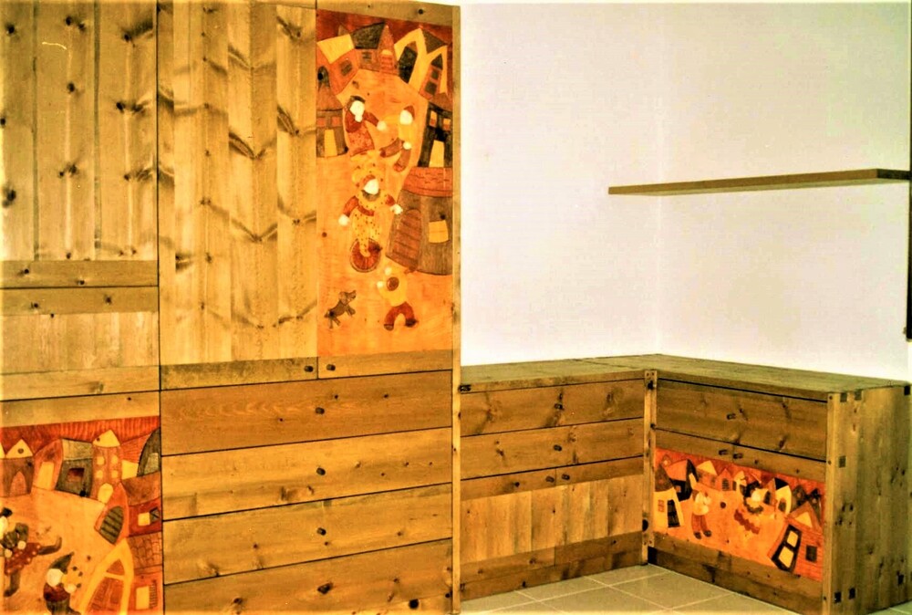 Cassettina in legno con cuore - Art Artigiano